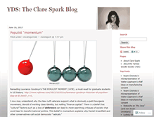 Tablet Screenshot of clarespark.com